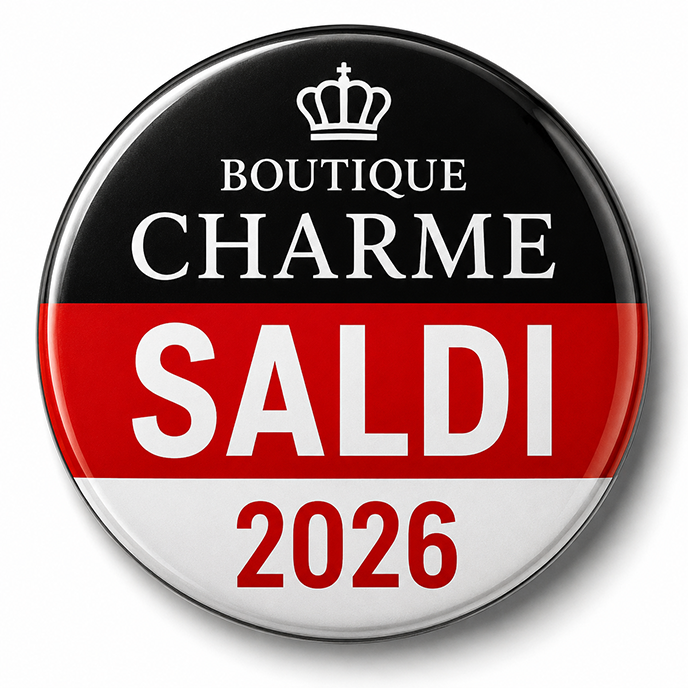 Badge personalizzato Saldi 2026